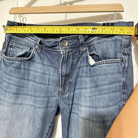 DKNY Men’s Jeans Denim Jeans 32x32 Straight Relaxed Distressed Y2K - Picture 8 of 11